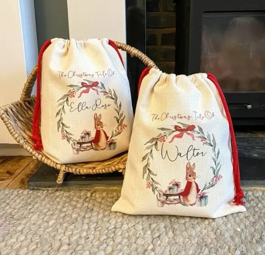 Bunny Christmas Sack