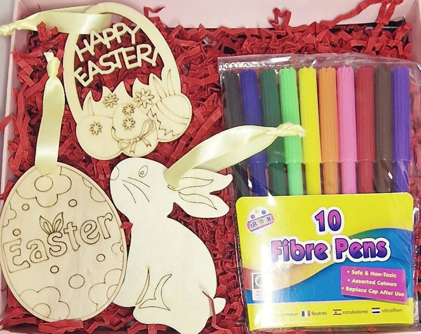 Wooden Easter Colouring Kit