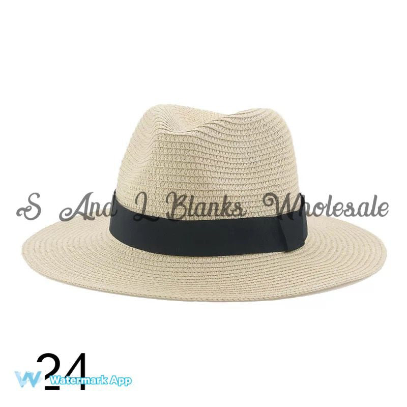 Panama Hats - 10 colours