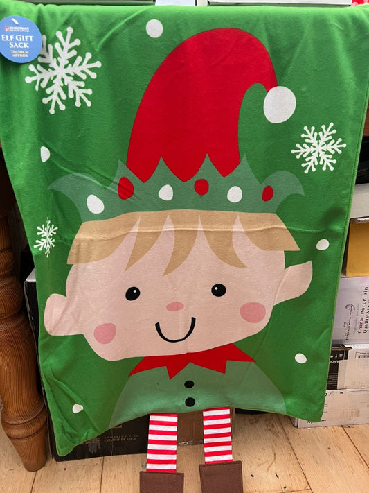 Large Elf Christmas Sack