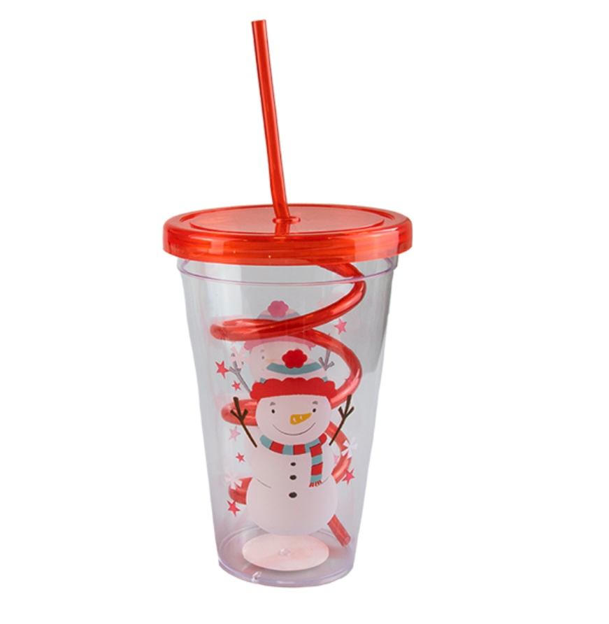 Christmas Cup & Twist Straw 2