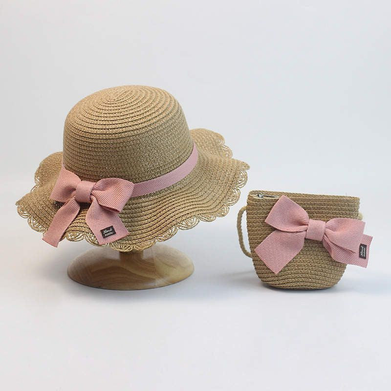 Wide Brim Hat & Bag Set