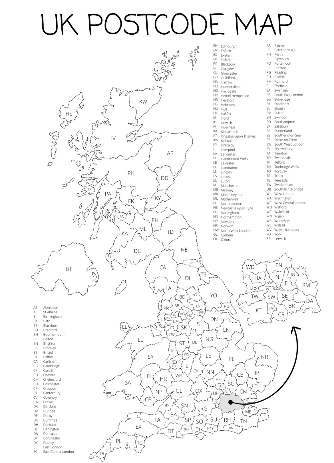 UK Sales Map