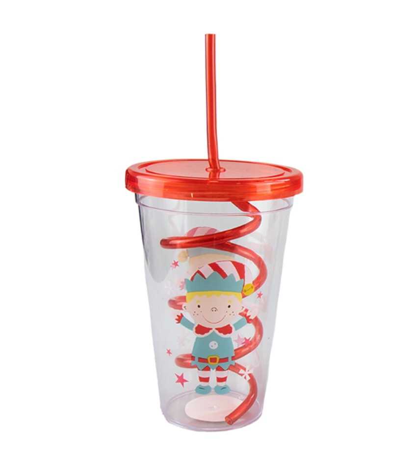 Christmas Cup & Twist Straw 2