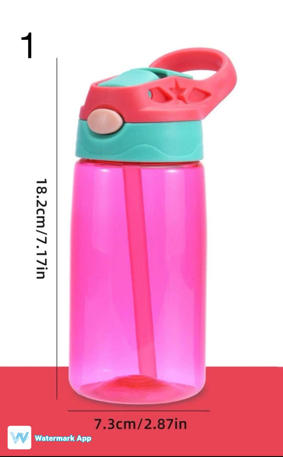 Multi Colour Water Bottle