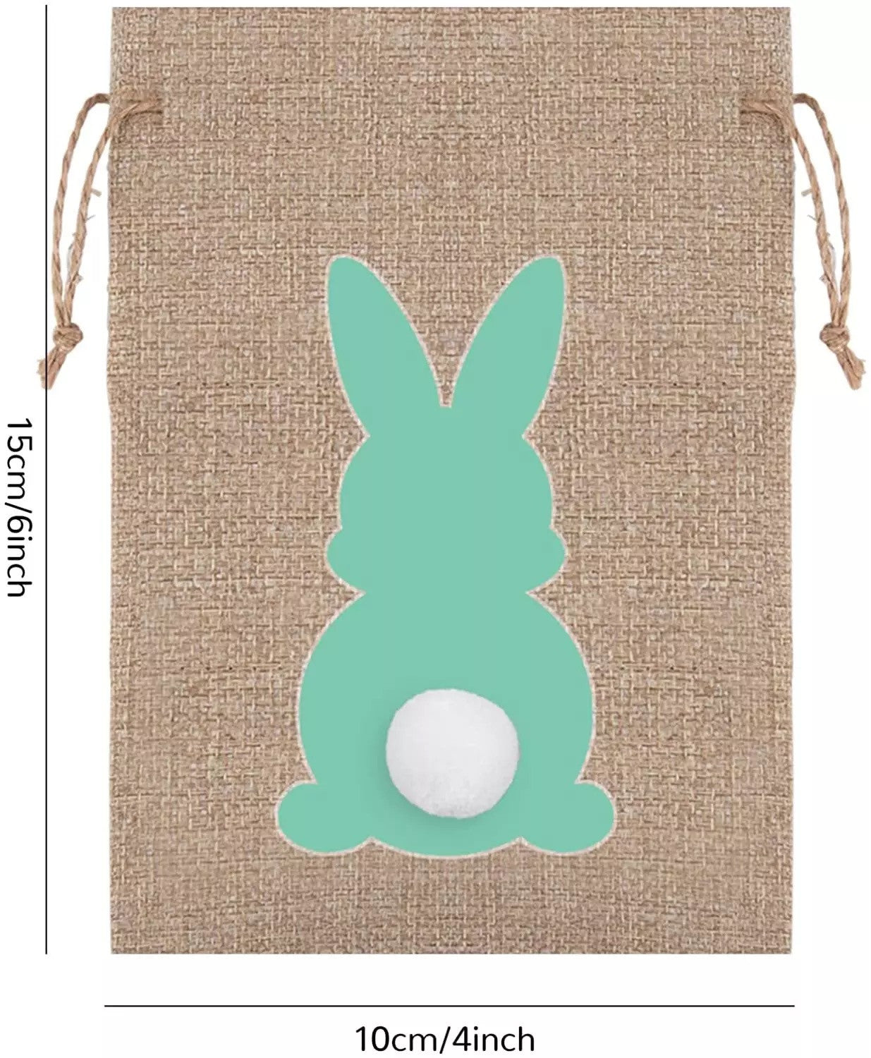 Hessian Bunny Bags (Pk of 6)