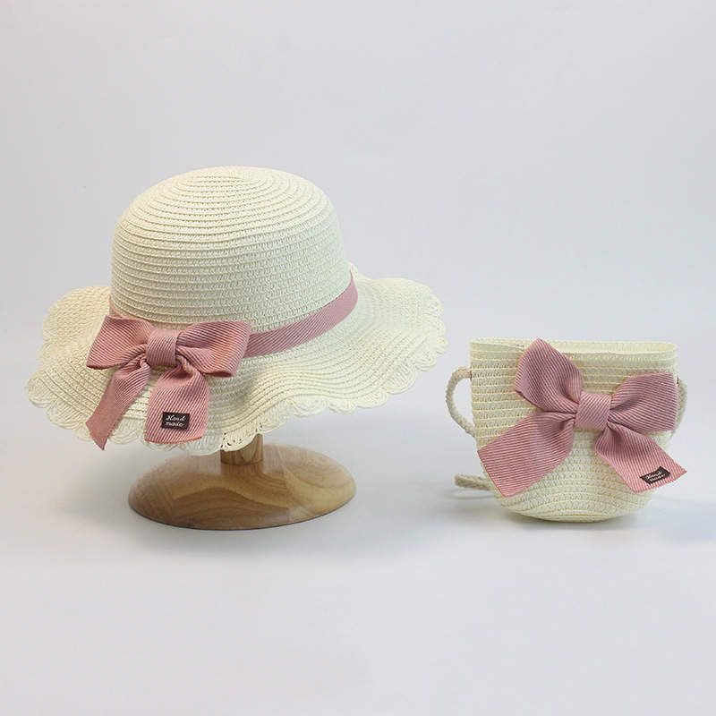 Wide Brim Hat & Bag Set