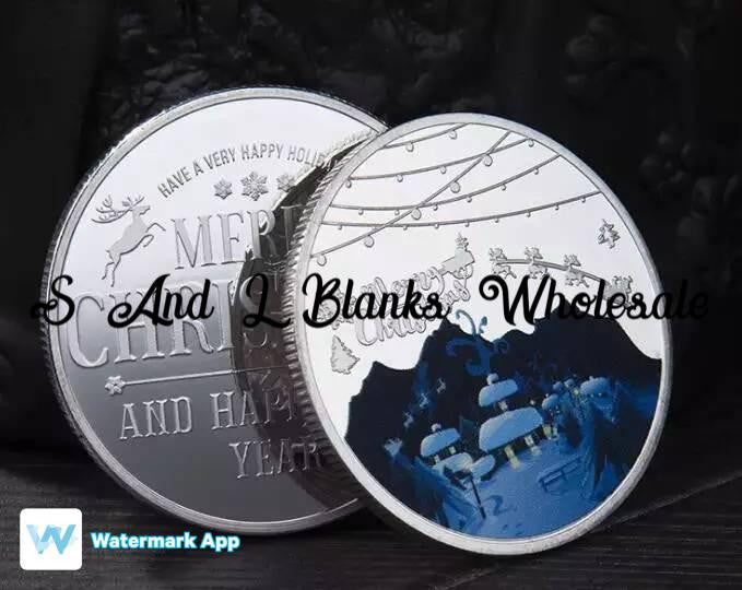 Silver Christmas Coin