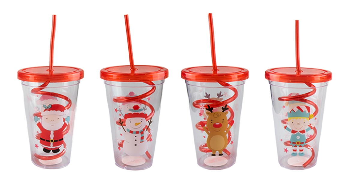 Christmas Cup & Twist Straw 2