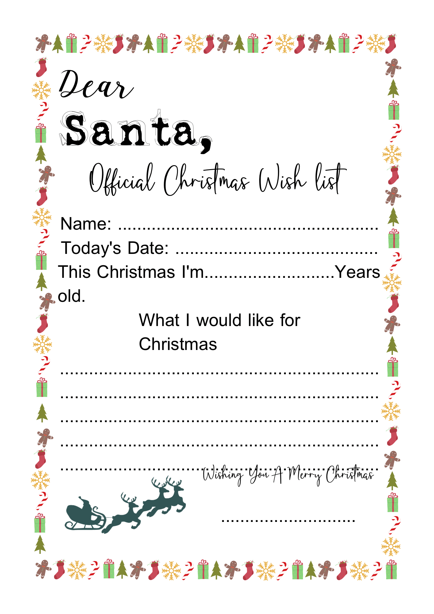 Letter to Santa