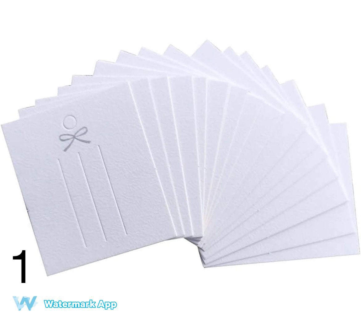 Backing Cards - bows (10)