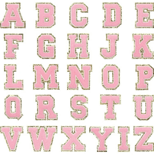 Pink Chenille Letters