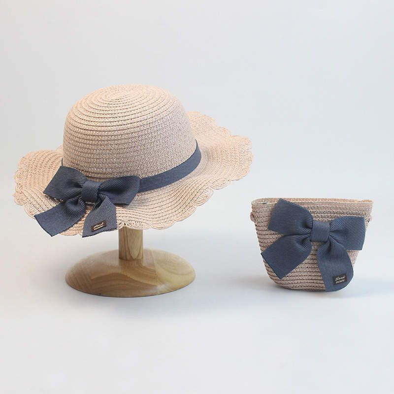 Wide Brim Hat & Bag Set