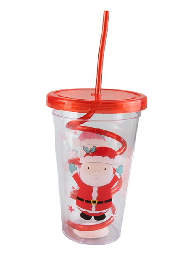 Christmas Cup & Twist Straw 2